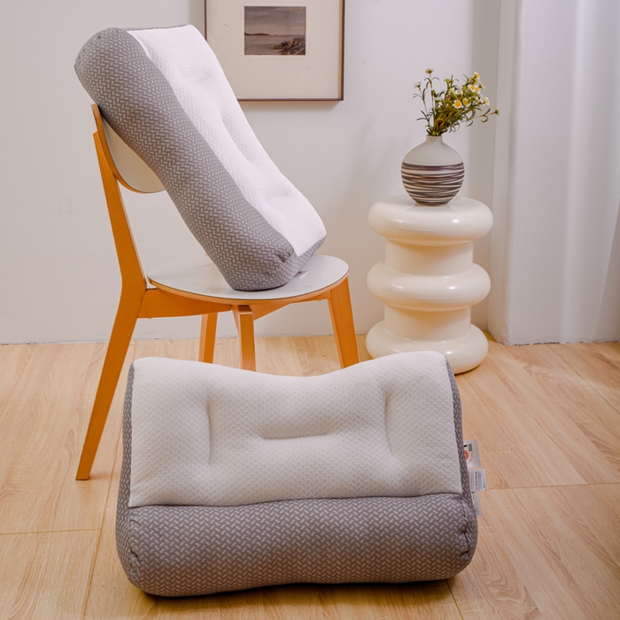 91家纺网 家纺一手货源 找家纺 （总）芯元素 2024新款 反牵引针织棉枕头枕芯护颈椎枕助睡眠家用学生枕头