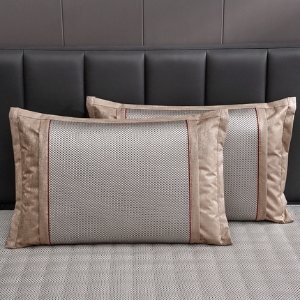 91家纺网 家纺一手货源 找家纺 （总）小牛席业 2024新款冰藤-对称枕套系列夏天凉枕套竹枕套冰藤枕套冰丝枕套草席枕套凉豆豆枕套