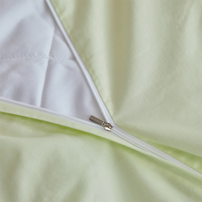 91家纺网 家纺一手货源 找家纺 元元被芯 2024新款全棉小清新夏被四件套-单夏被 韩式清新-绿