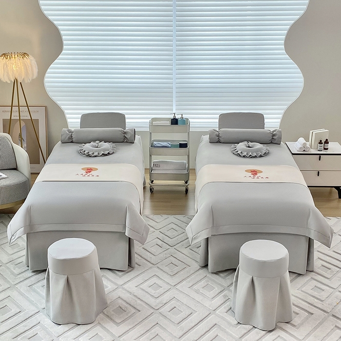 91家纺网 家纺一手货源 找家纺 莉人坊 2024新款米啦棉床罩 雅韵银灰