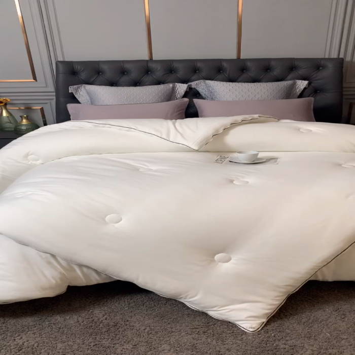 91家纺网 家纺一手货源 找家纺 （总）金帛坊 2024新款磨毛大豆双胎子母被子被芯