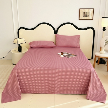 91家纺网 家纺一手货源 找家纺 （总）首爱家纺 2025新款全棉色织提花老粗布凉席三件套