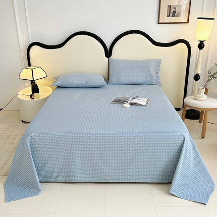 91家纺网 家纺一手货源 找家纺 （总）首爱家纺 2025新款全棉色织提花老粗布凉席三件套