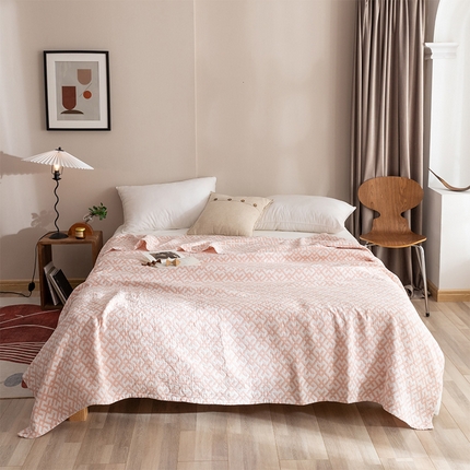 91家纺网 家纺一手货源 找家纺 （总）朴尔家纺-毛巾被 2024新款塞尚风格全棉水洗棉三层纱布毛巾被