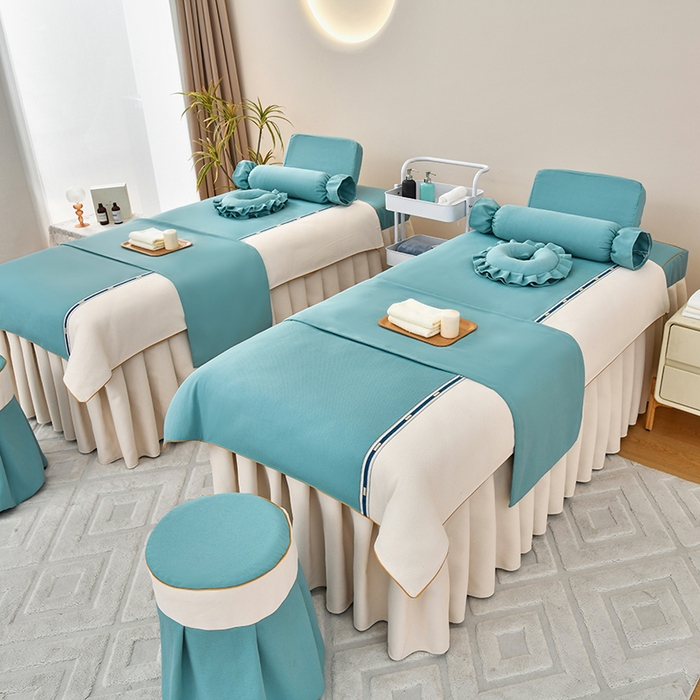 91家纺网 家纺一手货源 找家纺 莉人坊 2024款清雅裙摆米啦棉床罩 幽谷兰香