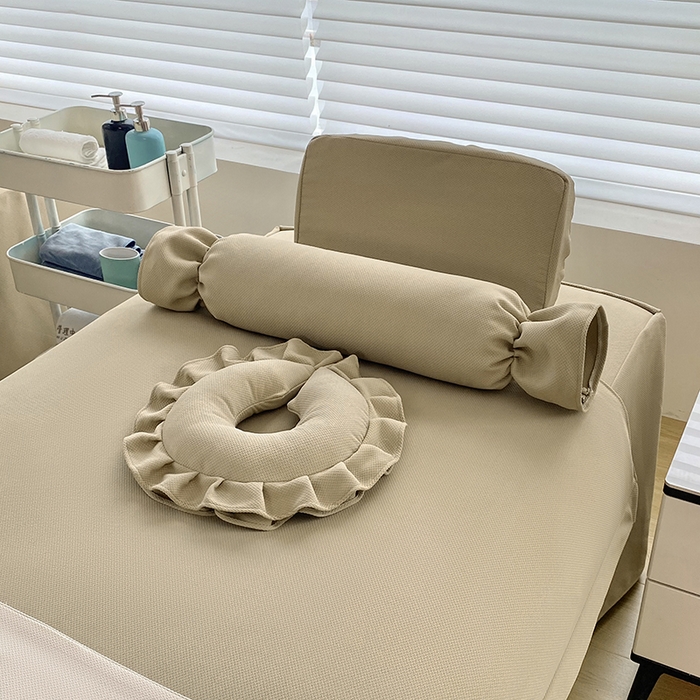 91家纺网 家纺一手货源 找家纺 莉人坊 2024新款米啦棉床罩 雅韵卡其