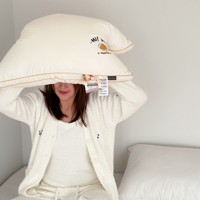 91家纺网 家纺一手货源 找家纺 （总）伟邦枕芯 2024新款快乐熊星级酒店枕