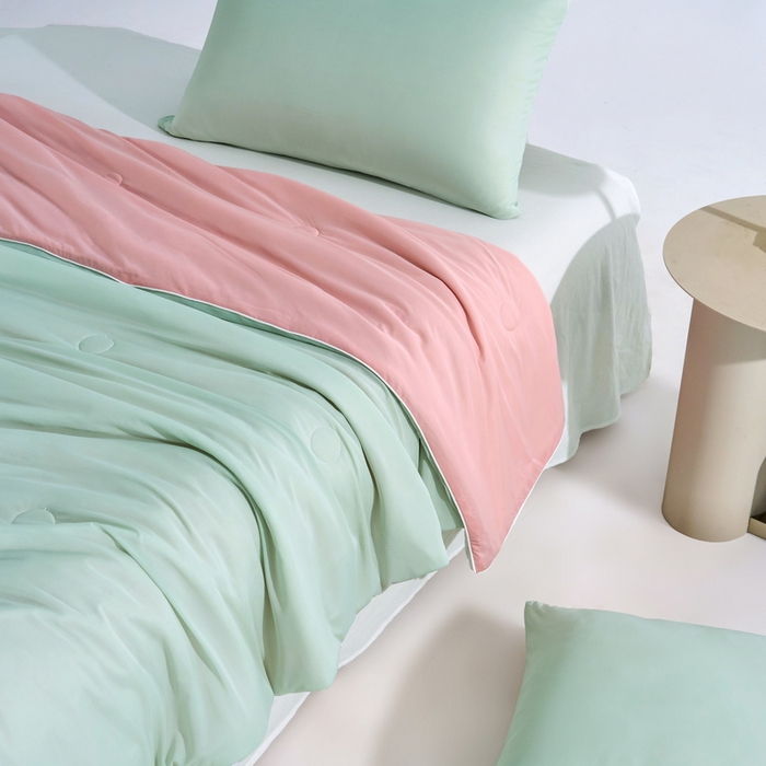 91家纺网 家纺一手货源 找家纺 （总）梦恬佳2024新款A类冰淇凌凉感丝夏被