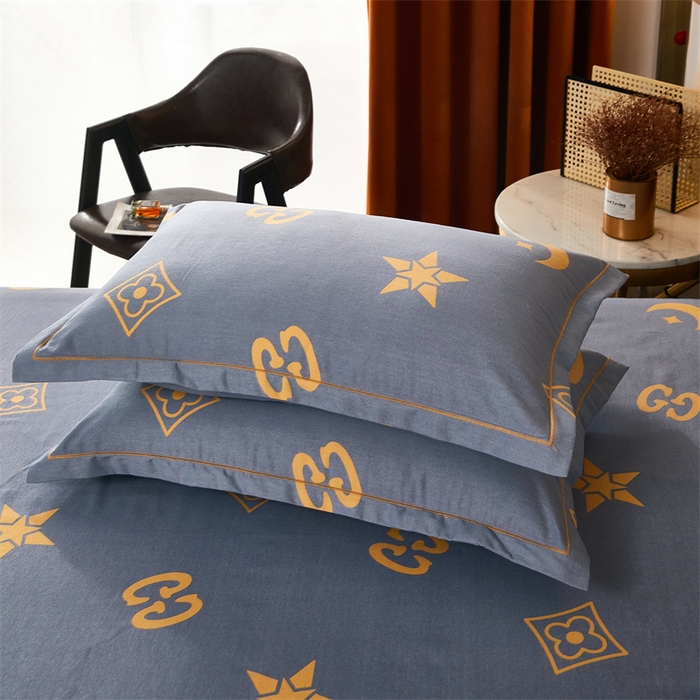 91家纺网 家纺一手货源 找家纺 尚帛 2024新款新疆棉磨毛印花单品枕套 星际浩渺-灰