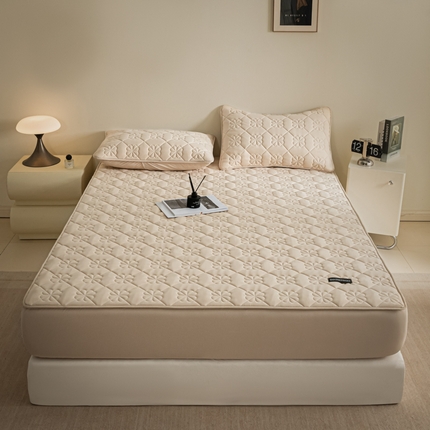 91家纺网 家纺一手货源 找家纺 （总）芬晴家纺 2024新款A类全棉水洗棉抗菌床笠夹棉床笠奥兰