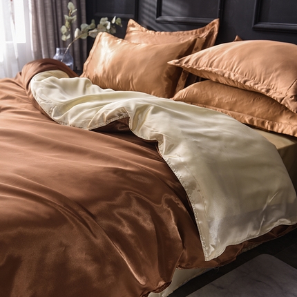 91家纺网 家纺一手货源 找家纺 （总）6经年 2025新款特价款丝绸水洗真丝冰丝单被套 直播爆款