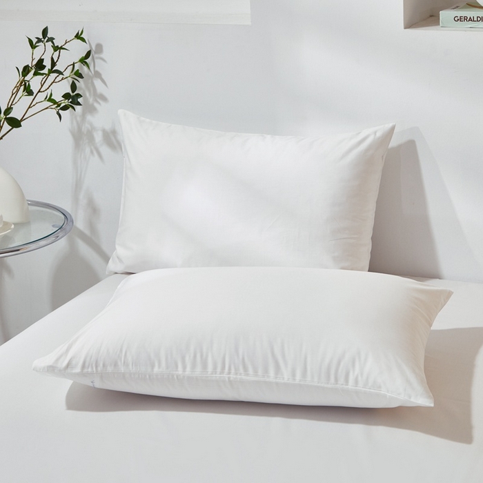 91家纺网 家纺一手货源 找家纺 晶缦家纺 2024新款喷气全棉13376纯棉斜纹纯色多规格四件套和单品-沐色系列 单枕套 沐色-本白