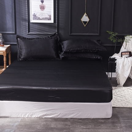 91家纺网 家纺一手货源 找家纺 （总）6经年 2025新款特价款丝绸水洗冰丝真丝单床笠 直播爆款