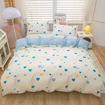 91家纺网 家纺一手货源 找家纺 （总）莎臣豹 2025新款植物羊绒单品印花被套可配同款枕套