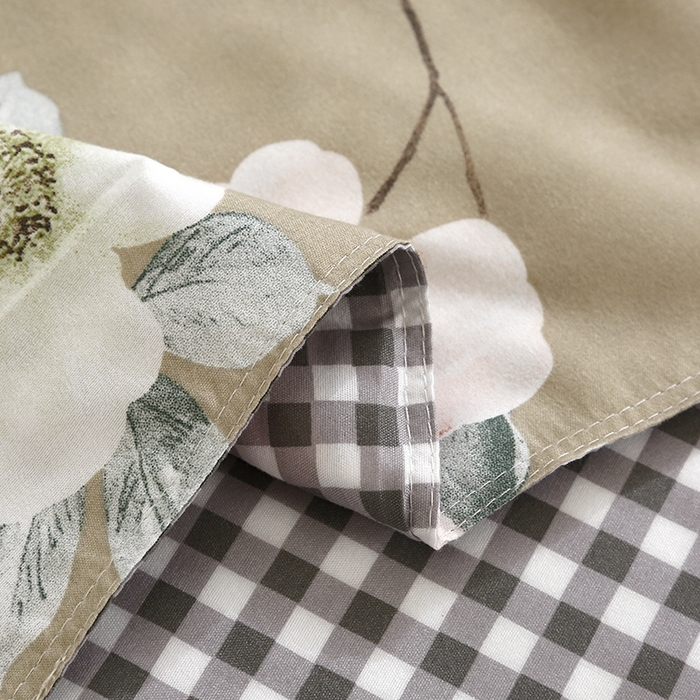 91家纺网 家纺一手货源 找家纺 2024新款小清新ins风芦荟棉亲肤棉磨毛四件套植物羊绒直播 一帘幽梦