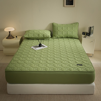 91家纺网 家纺一手货源 找家纺 （总）芬晴家纺 2024新款A类全棉水洗棉抗菌床笠夹棉床笠奥兰