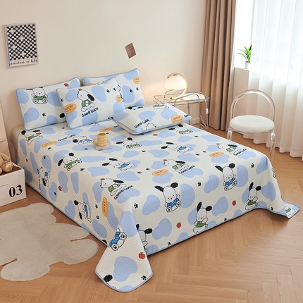 莎果 2024新款正面纯棉绗缝床盖 可爱波比
