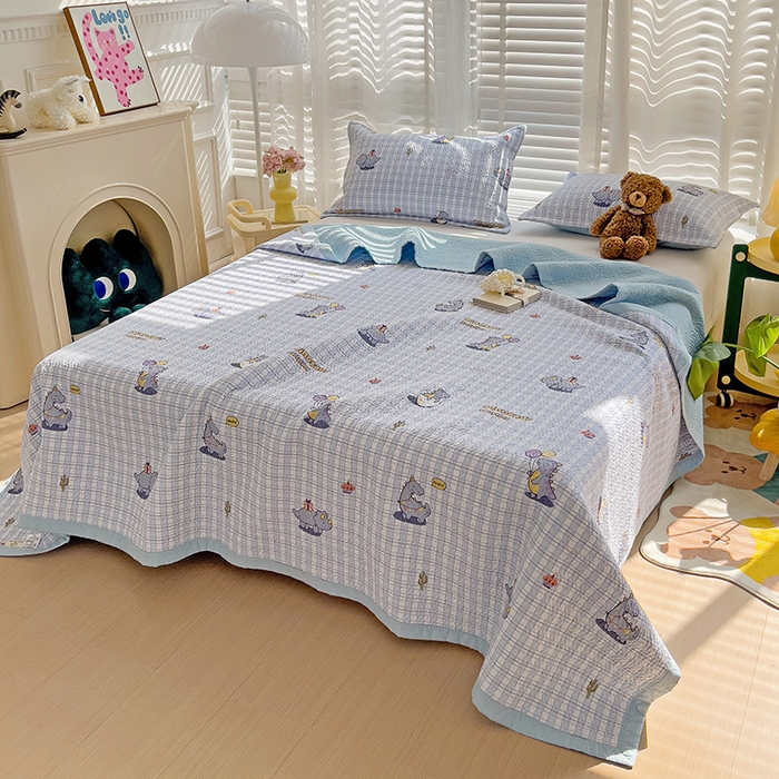 91家纺网 家纺一手货源 找家纺 （总）2024新款A类60支双面全棉高温水洗夹棉单床盖填充新疆棉花