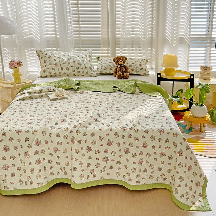 91家纺网 家纺一手货源 找家纺 2024新款A类60支双面全棉高温水洗夹棉单床盖填充新疆棉花 梵雅