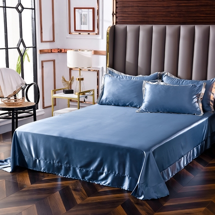 91家纺网 家纺一手货源 找家纺 （总）5经年 2025年奢华真丝手感水洗冰丝天丝单床单直播爆款 初见系列