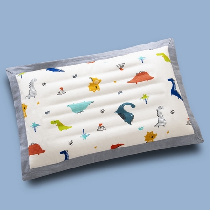 91家纺网 家纺一手货源 找家纺 （总）大黄蜂家居家纺 2025新款A类纯棉双层纱儿童荞麦枕套枕头