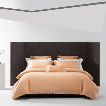 91家纺网 家纺一手货源 找家纺 （总）高大尚2025春夏新品长绒棉高端绣花四件套-黛芙妮