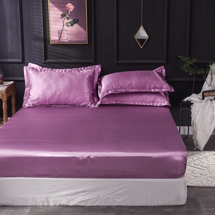 91家纺网 家纺一手货源 找家纺 （总）6经年 2025新款特价款丝绸水洗冰丝真丝单床笠 直播爆款