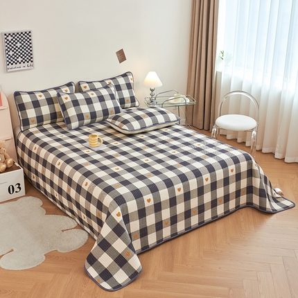 莎果 2024新款正面纯棉绗缝床盖 米格利