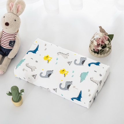 91家纺网 家纺一手货源 找家纺 大黄蜂家居家纺 2025新款针织棉儿童乳胶枕 恐龙时代