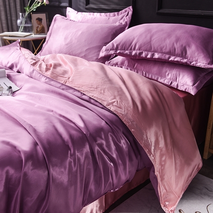 经年 2025新款特价款丝绸冰丝单品套件系列 单被套 豆沙玉色