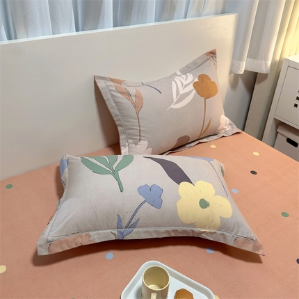 91家纺网 家纺一手货源 找家纺 （总）尚帛 2024新款新疆棉磨毛印花单品枕套