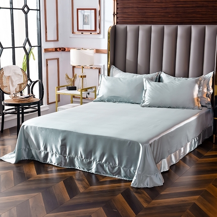 91家纺网 家纺一手货源 找家纺 （总）5经年 2025年奢华真丝手感水洗冰丝天丝单床单直播爆款 初见系列