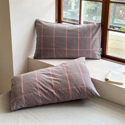 91家纺网 家纺一手货源 找家纺 （总）北欧良品 2024新款A类全棉色织水洗棉单枕套