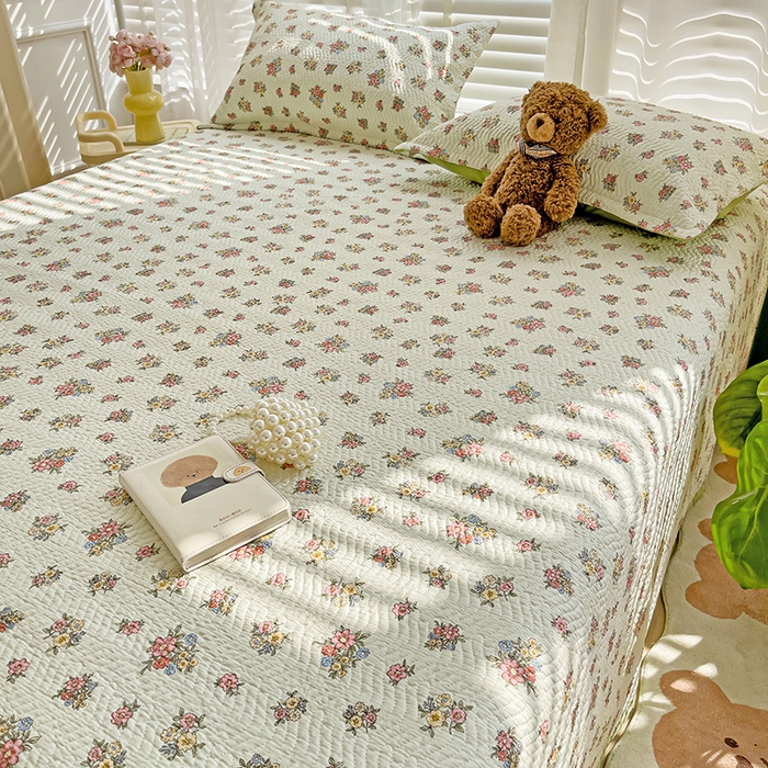 91家纺网 家纺一手货源 找家纺 2024新款A类60支双面全棉高温水洗夹棉单床盖填充新疆棉花 梵雅