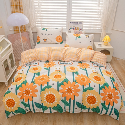 91家纺网 家纺一手货源 找家纺 （总）莎臣豹 2025新款植物羊绒单品印花被套可配同款枕套