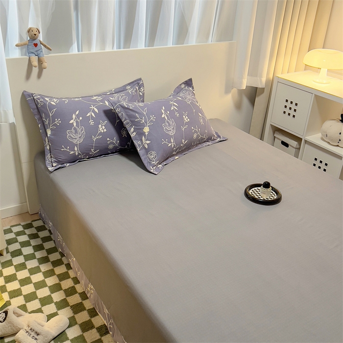 91家纺网 家纺一手货源 找家纺 尚帛 2024新款新疆棉磨毛印花单品枕套 艾米尔-蓝