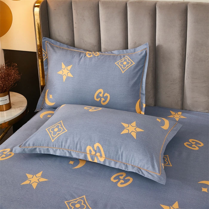 91家纺网 家纺一手货源 找家纺 尚帛 2024新款新疆棉磨毛印花单品枕套 星际浩渺-灰