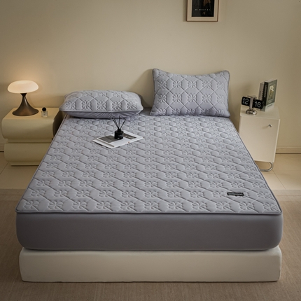 91家纺网 家纺一手货源 找家纺 （总）芬晴家纺 2024新款A类全棉水洗棉抗菌床笠夹棉床笠奥兰