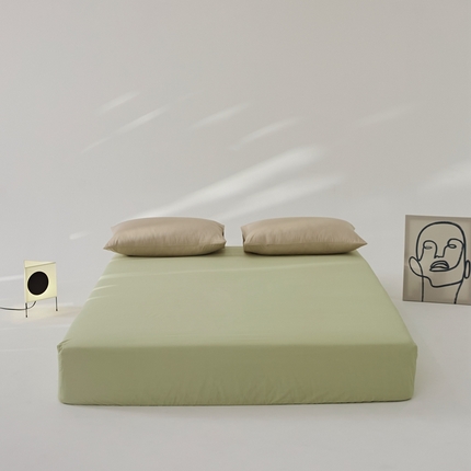 8小时 2024新款40S懒虫四件套系列---单床笠 懒虫-绿