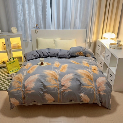 91家纺网 家纺一手货源 找家纺 （总）尚帛 2024新款新疆棉磨毛印花单品被套