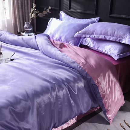 91家纺网 家纺一手货源 找家纺 （总）6经年 2025新款特价款丝绸水洗真丝冰丝单被套 直播爆款