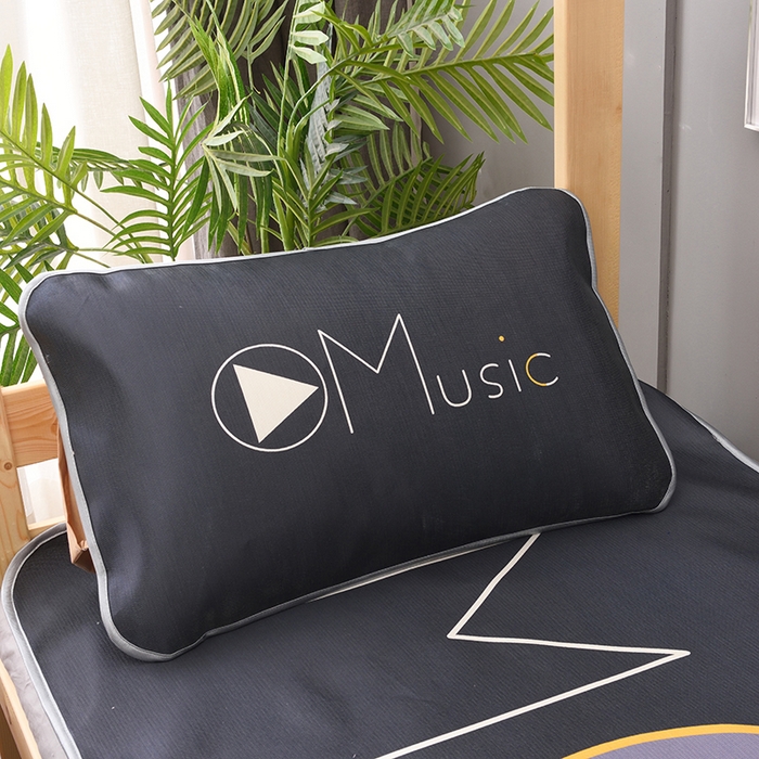 91家纺网 家纺一手货源 找家纺 多乐家纺 2024新款学生床数码大版印花冰丝凉席 进行时