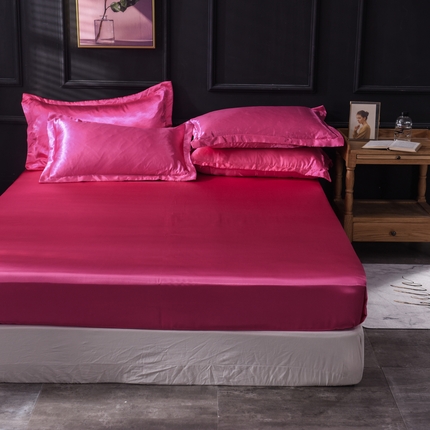 91家纺网 家纺一手货源 找家纺 （总）6经年 2025新款特价款丝绸水洗冰丝真丝单床笠 直播爆款