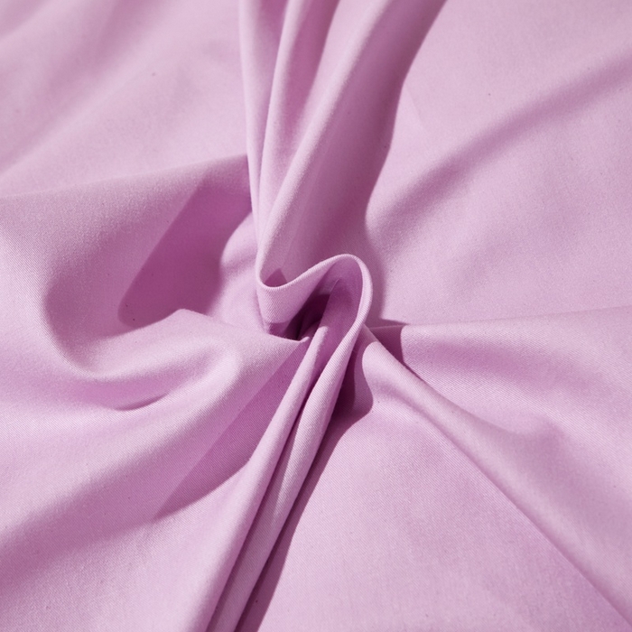 91家纺网 家纺一手货源 找家纺 晶缦家纺 2024新款喷气全棉13376纯棉斜纹纯色多规格四件套和单品-沐色系列 四件套 沐色-浅紫