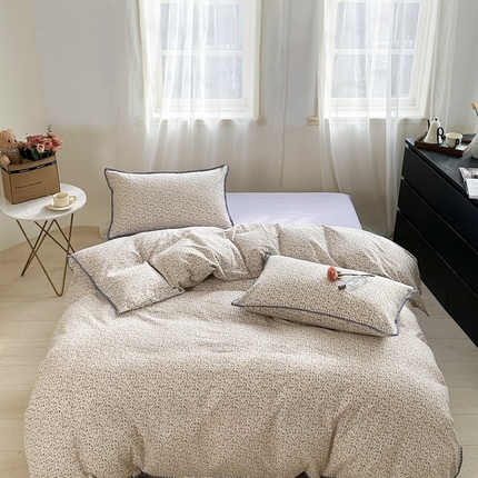 91家纺网 家纺一手货源 找家纺 （总）洋铭区（原狠狠爱） 2024新款全棉双层纱四件套