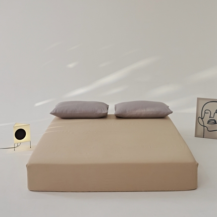 8小时 2024新款40S懒虫四件套系列---单床笠 懒虫-驼