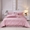 91家纺网 家纺一手货源 找家纺 晶缦家纺 2024新款喷气全棉13376纯棉斜纹纯色多规格四件套和单品-沐色系列 四件套 沐色-脏脏粉