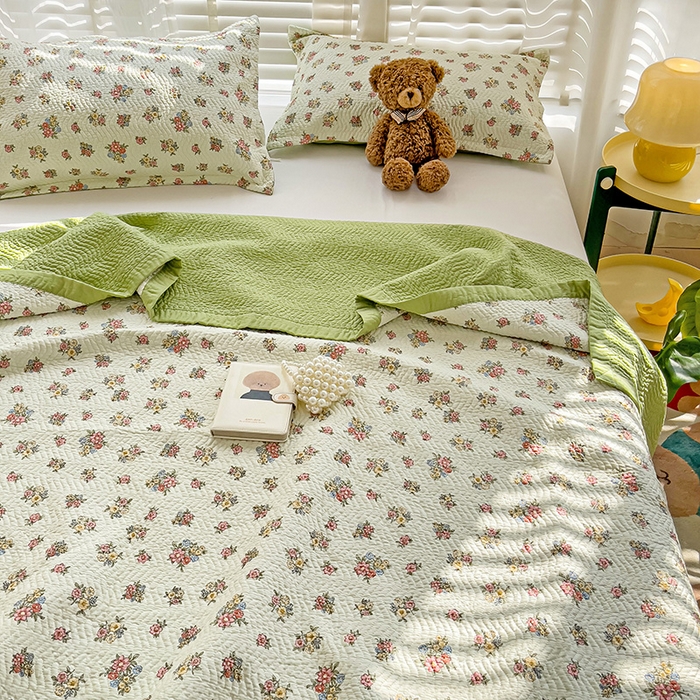 91家纺网 家纺一手货源 找家纺 2024新款A类60支双面全棉高温水洗夹棉单床盖填充新疆棉花 梵雅