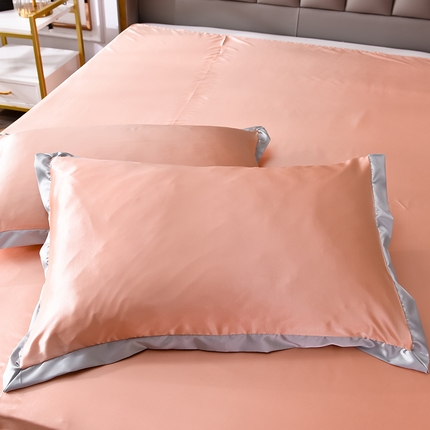 91家纺网 家纺一手货源 找家纺 （总）5经年 2025新款奢华真丝手感水洗冰丝天丝单枕套直播爆款 初见系列