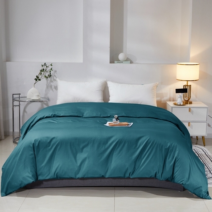 91家纺网 家纺一手货源 找家纺 （总）晶缦家纺 2025新款喷气全棉13376纯棉斜纹纯色多规格四件套和单品-沐色系列 单被套